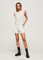 Women Multi Pepe Jeans Mao Blouse Embroidered Details 60J40322 - Image 2