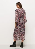 Women Multi Pepe Jeans Midi Dress With Paisley Details 60J40180 - Image 4