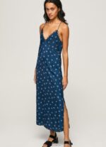 Women Multi Pepe Jeans Pala Floral Satin Dress 60J40161 - Image 2