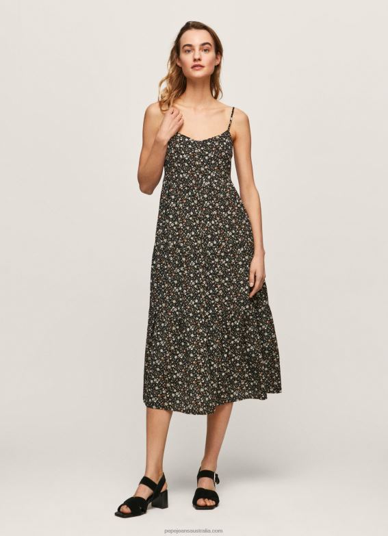 women_multi_pepe_jeans_pey_floral_flowy_dress_60j40223.jpg Women Multi Pepe Jeans Pey Floral Flowy Dress 60J40223 - Image 1