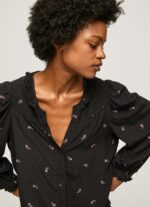 Women Multi Pepe Jeans Ruffled Paisley Blouse 60J40329