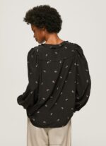 Women Multi Pepe Jeans Ruffled Paisley Blouse 60J40329 - Image 4