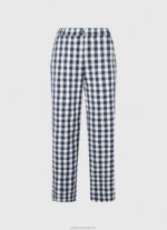 Women Multi Pepe Jeans Straight Gingham Checkered Trousers 60J40290 - Image 5