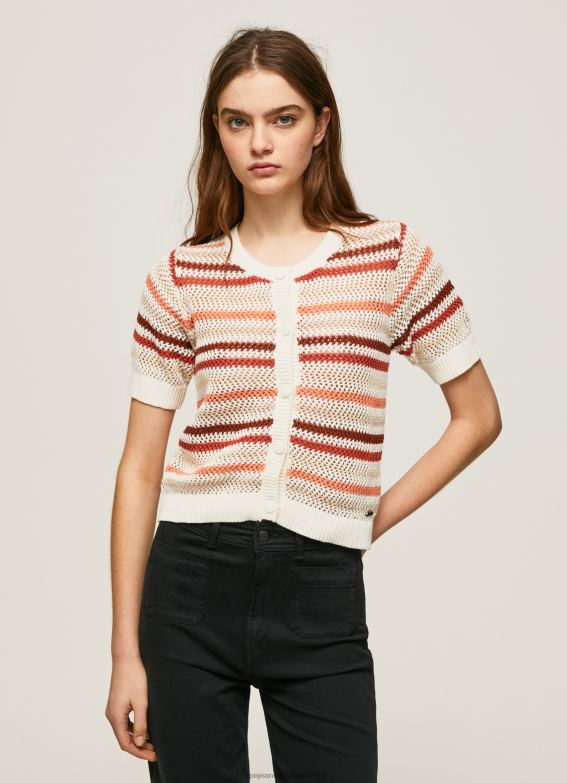 women_multi_pepe_jeans_striped_print_cotton_cardigan_60j40235.jpg Women Multi Pepe Jeans Striped Print Cotton Cardigan 60J40235 - Image 1