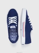 Women Navy Pepe Jeans Brady Basic Sneakers 60J40637 - Image 3