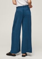 Women Ocean Pepe Jeans Paper Bag Wide Trousers 60J40302 - Image 4