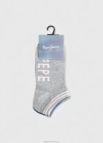 Women Pale Pink Pepe Jeans Sandi 3-Pack Socks 60J40555 - Image 3