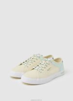 Women Pastel Lemon Pepe Jeans Kenton Road Basic Sneakers 60J40634 - Image 3