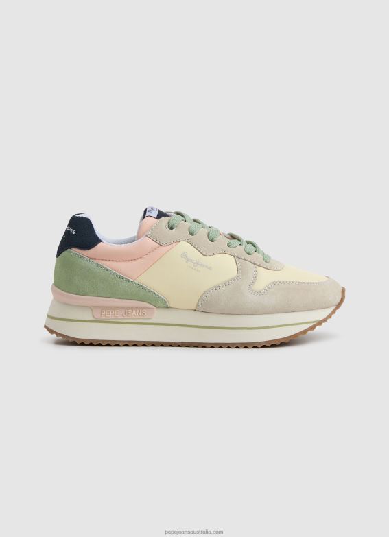 women_pastel_lemon_pepe_jeans_rusper_sweet_combined_sneakers_60j40594.jpg Women Pastel Lemon Pepe Jeans Rusper Sweet Combined Sneakers 60J40594 - Image 1