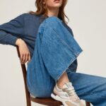 Women Pearl Silver Pepe Jeans Lucky Print Combined Sneakers 60J40574