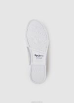 Women Pinkish Pepe Jeans Kenton Flag Basic Sneakers 60J40598 - Image 5