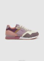Women Powder Wine Pepe Jeans London Mad Running Sneakers 60J40622