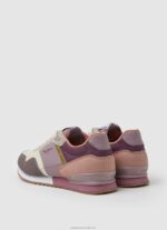 Women Powder Wine Pepe Jeans London Mad Running Sneakers 60J40622 - Image 4