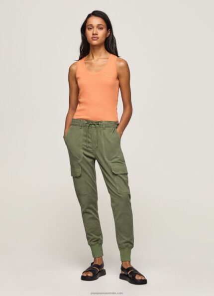 Women Range Pepe Jeans New Crusade Cargo Joggers 60J40316