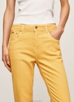 Women Shine Pepe Jeans Relaxed Fit 5-Pocket Trousers 60J40317 - Image 3