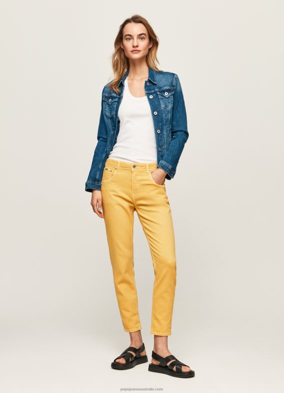 women_shine_pepe_jeans_relaxed_fit_5_pocket_trousers_60j40317.jpg Women Shine Pepe Jeans Relaxed Fit 5-Pocket Trousers 60J40317 - Image 1