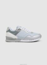 Women Silver Pepe Jeans Albal London Running Sneakers 60J40610