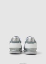 Women Silver Pepe Jeans Albal London Running Sneakers 60J40610 - Image 4
