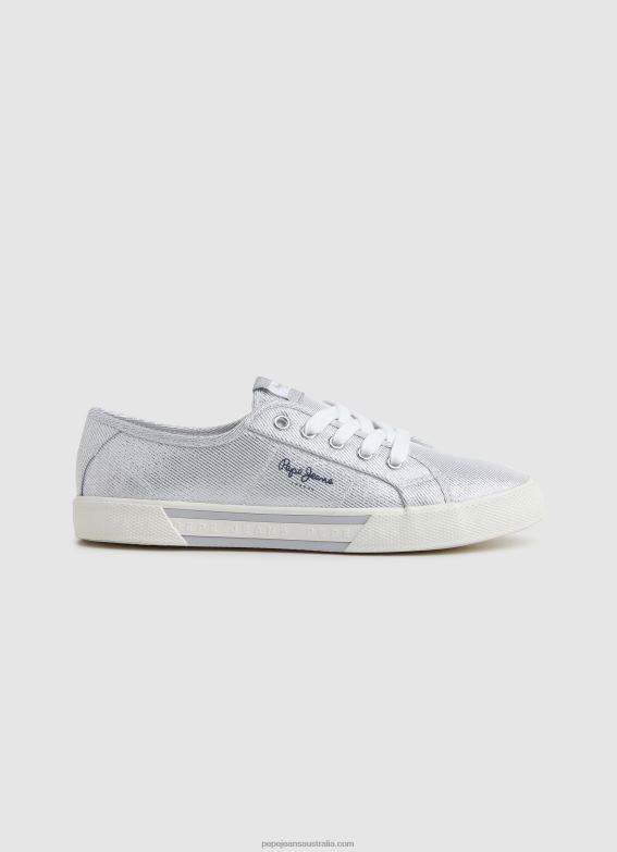 women_silver_pepe_jeans_brady_party_basic_sneakers_60j40626.jpg Women Silver Pepe Jeans Brady Party Basic Sneakers 60J40626 - Image 1