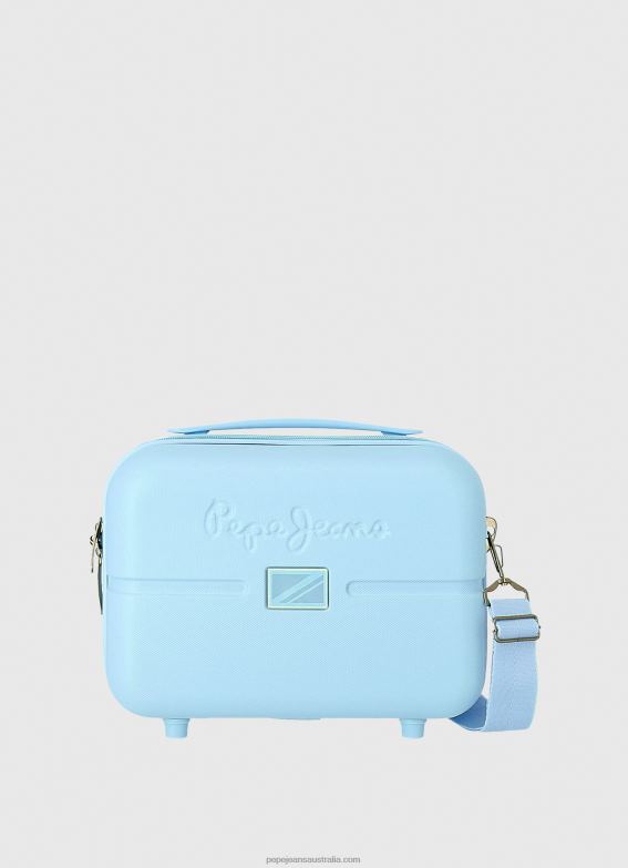 women_sky_pepe_jeans_embossed_logo_travel_bag_60j40750.jpg Women Sky Pepe Jeans Embossed Logo Travel Bag 60J40750 - Image 1