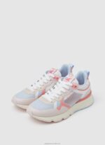 Women Soft Pink Pepe Jeans Brit Pro Bright Running Sneakers 60J40575 - Image 4