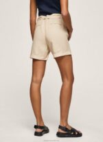 Women Stone Pepe Jeans Adjustable Waist Shorts 60J40525 - Image 4