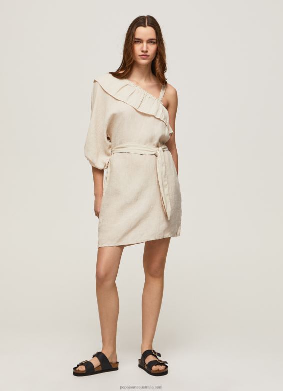 women_stone_pepe_jeans_asymmetrical_dress_60j40201.jpg Women Stone Pepe Jeans Asymmetrical Dress 60J40201 - Image 1