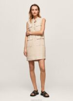 Women Stone Pepe Jeans Aura Utility Dress 60J40215