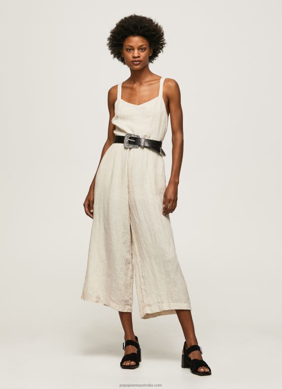women_stone_pepe_jeans_long_jumpsuit_with_heart_neckline_60j40153.jpg Women Stone Pepe Jeans Long Jumpsuit With Heart Neckline 60J40153 - Image 1