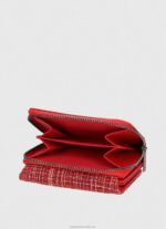 Women Studio Red Pepe Jeans Checkered Wallet 60J40729 - Image 3