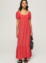 Women Studio Red Pepe Jeans Flowy Dress 60J40150
