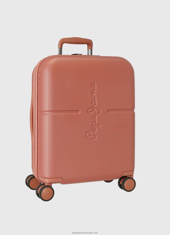 women_terracotta_pepe_jeans_trolley_abs_55cm_highlight_hard_suitcase_60j40755.jpg Women Terracotta Pepe Jeans Trolley Abs 55Cm. Highlight Hard Suitcase 60J40755 - Image 1