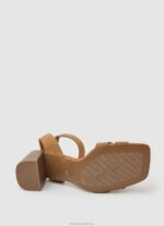 Women Tobacco Pepe Jeans Altea Smart Suede Sandals 60J40642 - Image 5