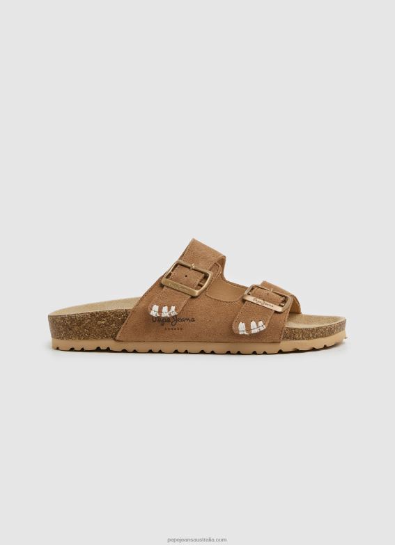 women_tobacco_pepe_jeans_oban_etnic_leather_sandals_60j40673.jpg Women Tobacco Pepe Jeans Oban Etnic Leather Sandals 60J40673 - Image 1