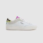 Women White Pepe Jeans Adams Ari Basic Sneakers 60J40592