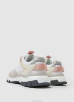 Women White Pepe Jeans Banksy Plain Combined Sneakers 60J40581 - Image 3