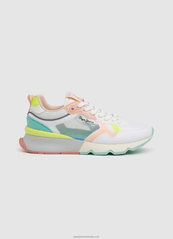 women_white_pepe_jeans_brit_pro_bright_running_sneakers_60j40576.jpg Women White Pepe Jeans Brit Pro Bright Running Sneakers 60J40576 - Image 1