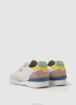 Women White Pepe Jeans Holland Mesh Running Sneakers 60J40605 - Image 4