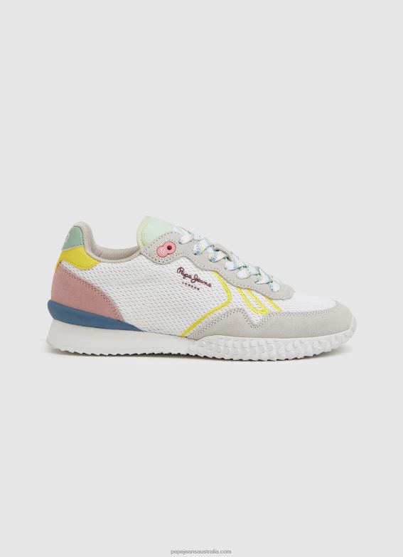 women_white_pepe_jeans_holland_mesh_running_sneakers_60j40605.jpg Women White Pepe Jeans Holland Mesh Running Sneakers 60J40605 - Image 1