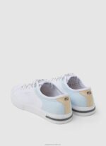 Women White Pepe Jeans Kenton Road Basic Sneakers 60J40635 - Image 4