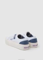 Women White Pepe Jeans Ottis Sun Platform Sneakers 60J40608 - Image 4
