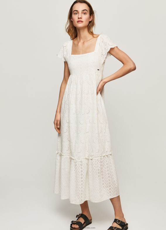 women_white_pepe_jeans_peri_cotton_dress_60j40217.jpg Women White Pepe Jeans Peri Cotton Dress 60J40217 - Image 1