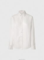 Women White Pepe Jeans Plain Regular Fit Shirt 60J40333 - Image 5