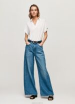 Women White Pepe Jeans Polo Shirt 60J40397 - Image 2