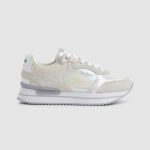 Women White Pepe Jeans Rusper Pearl Combined Sneakers 60J40596