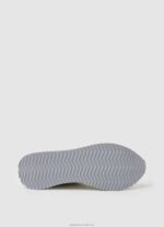 Women White Pepe Jeans Rusper Pearl Combined Sneakers 60J40596 - Image 5